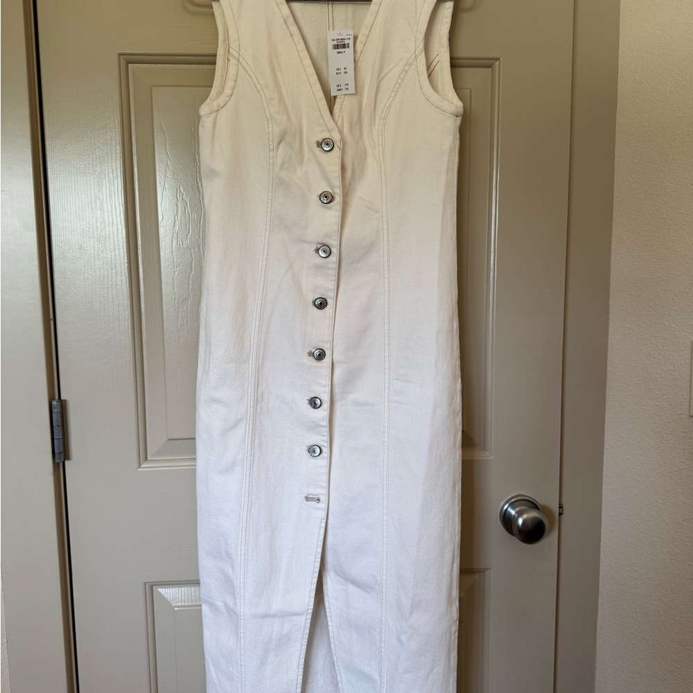 Abercrombie & Fitch Mara Vest Midi Dress